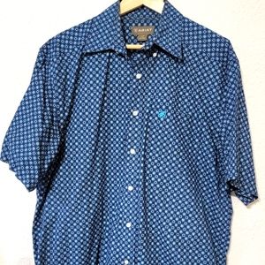 Ariat long sleeve button down western shirt